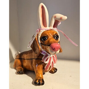Blue Sky Clayworks Dachshund Dog Easter Bunny Ears Costume NWT